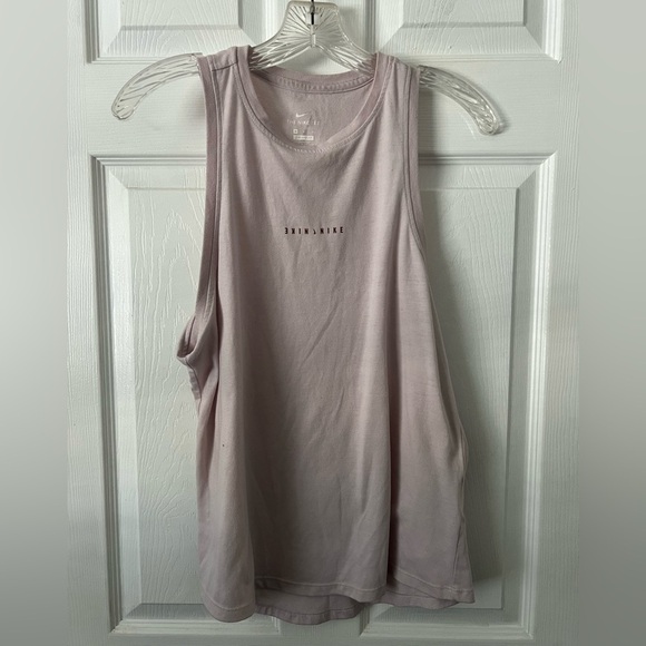 Nike Pink Sleeveless Relaxed Tank Top - Picture 1 of 4